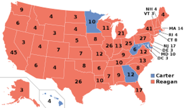 Reagan elected