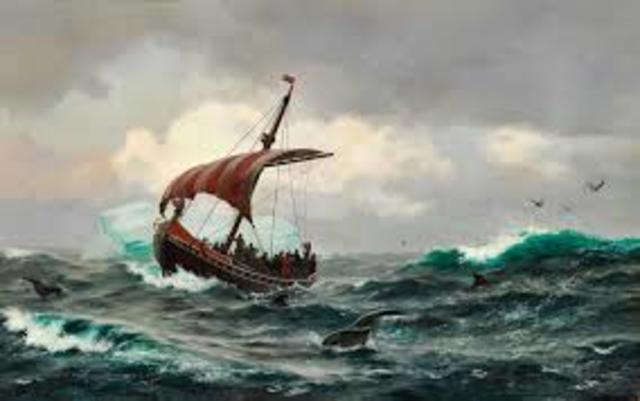 The Vikings discover North America