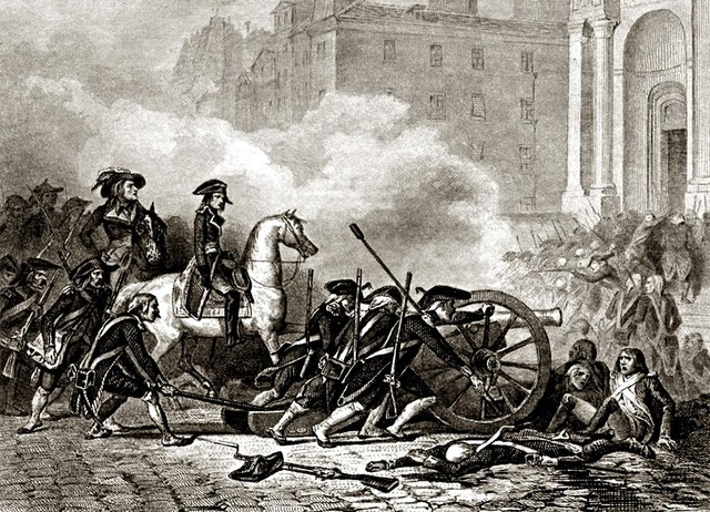The defeat of the uprising of 13 vendémiaire.