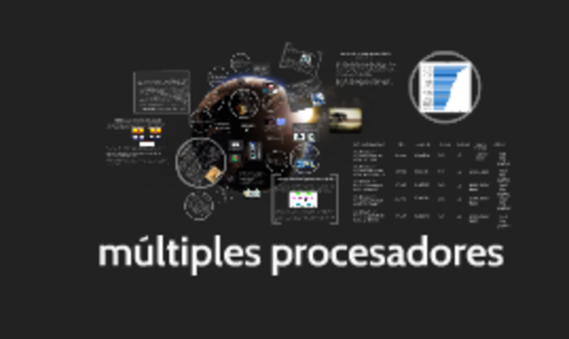 Múltiples procesadores