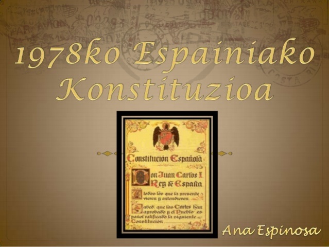 1978  Konstituzioa