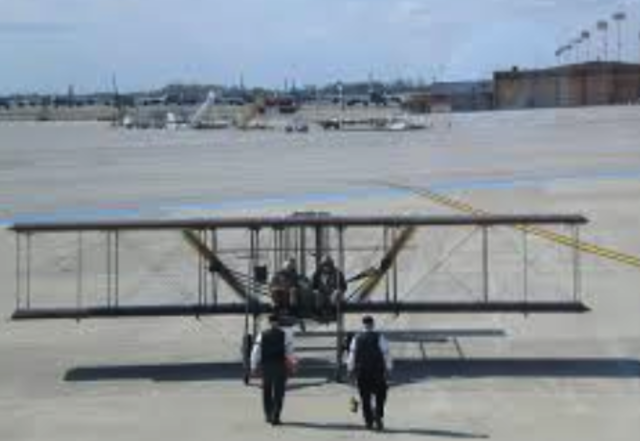 First passenger plane