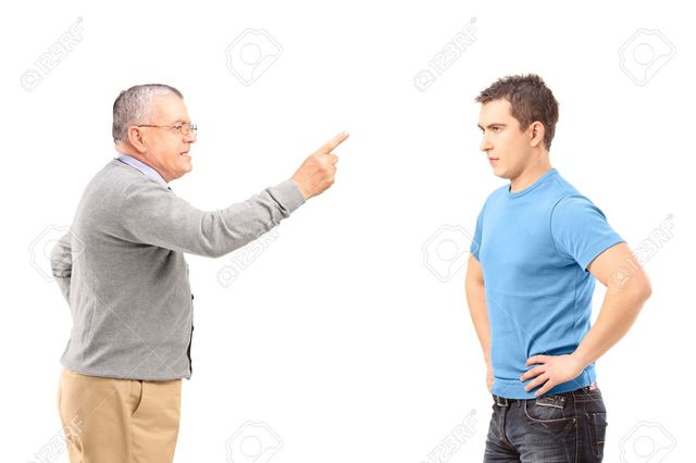 Emily´s dad runs out guys that try to get with Emily