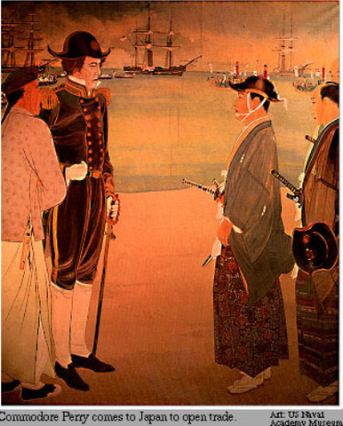 1853: the Black Ships open Japan