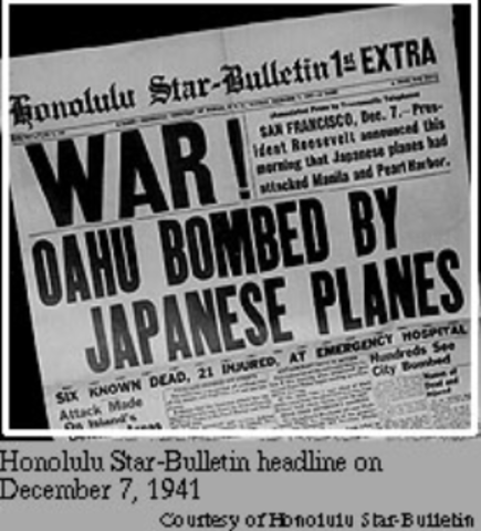 Bombing at Pearl Harbor