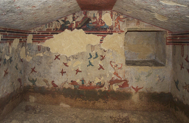 Tumba de la caza y la pesca. Tarquinia