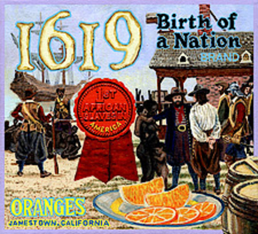 The first African slaves arrive in Jamestown