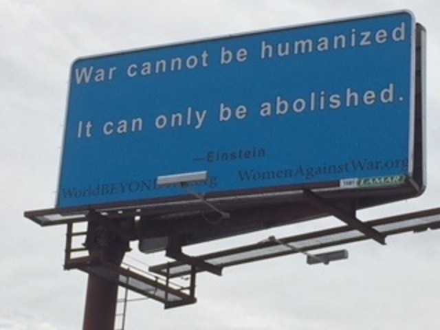 Einstein Vigorously Campaigns Against War