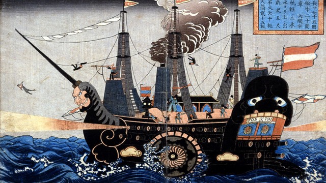 1853: the Black Ships open Japan