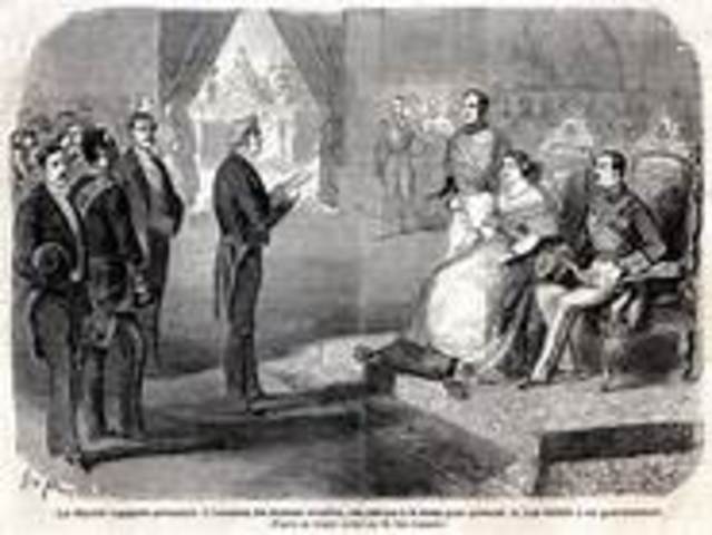 O´Donell sustituye a Espartero como Jefe de Gobierno