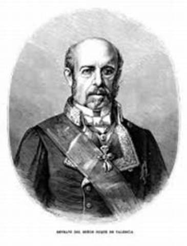 Regreso de Narváez: gobierno autoritario