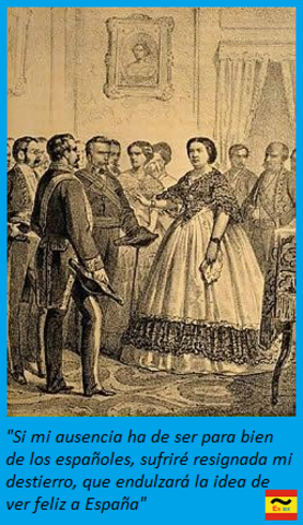 La Gloriosa. Derrocamiento de Isabel II