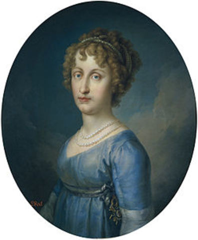 Matrimonio de Fernando VII con su 1ª mujer (Maria Antonia de Nápoles)