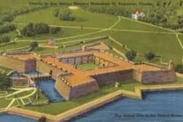 First permanent Spanish settlement is established at St. Augustine.