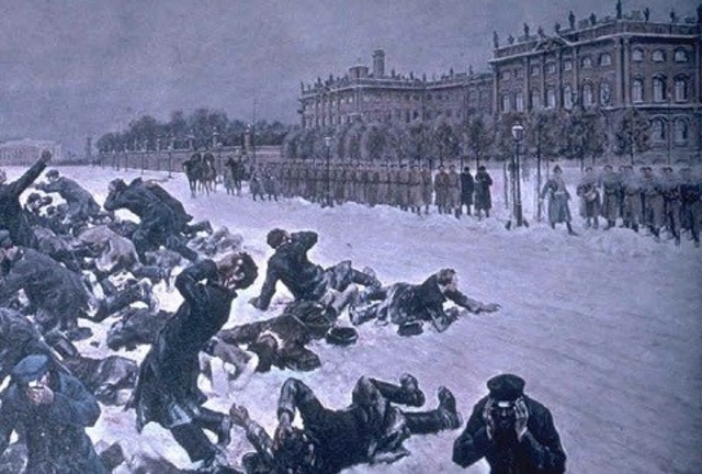 St.Petersburg Workers' Petition or "Bloody Sunday"