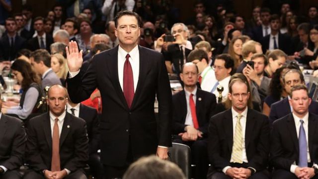 Comey Testifies Before Senate Intelligence Committee