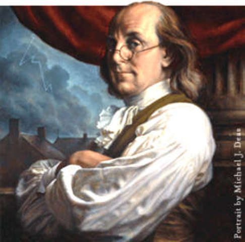 Benjamin Franklin was born