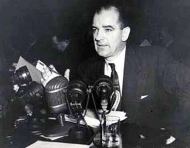 Joseph McCarthy's Red Scare starts