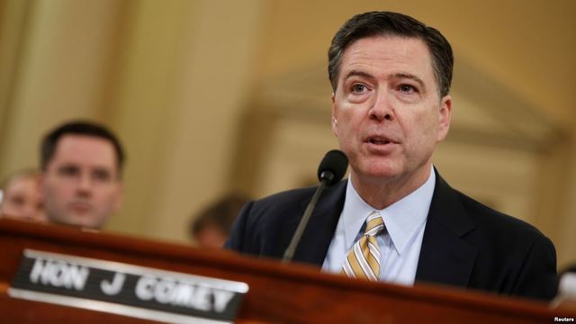 Comey testifies to the House Intelligence Committee