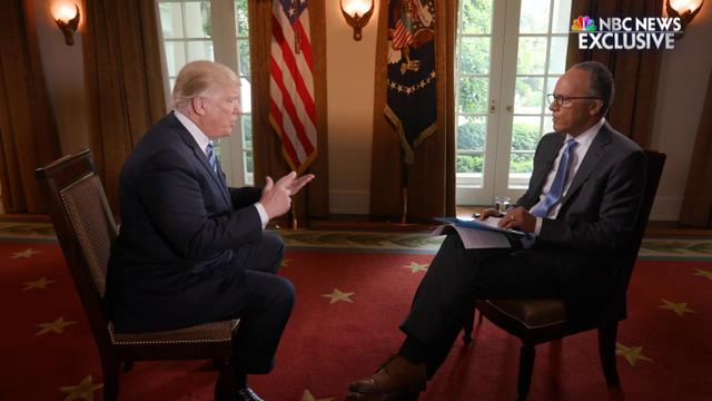 Interview of Trump with Lester Holt