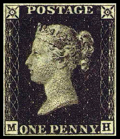 Penny Black Stamp - UK