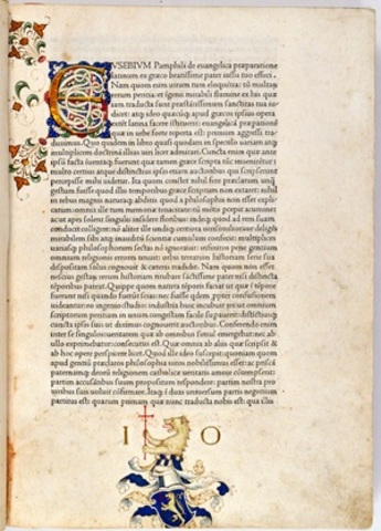 Nicolas Jenson - Evangelica Praeparatio