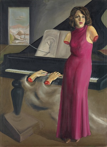 "Retrato de Roma" de Óscar Domínguez