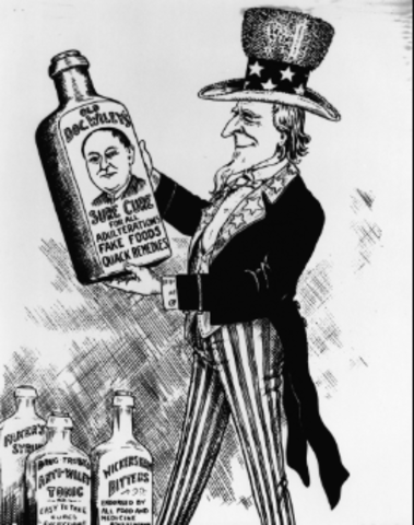 The pure food and drug act