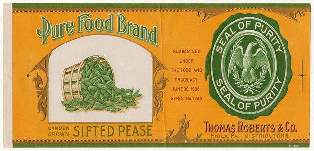 Pure Food & Drug Act passed