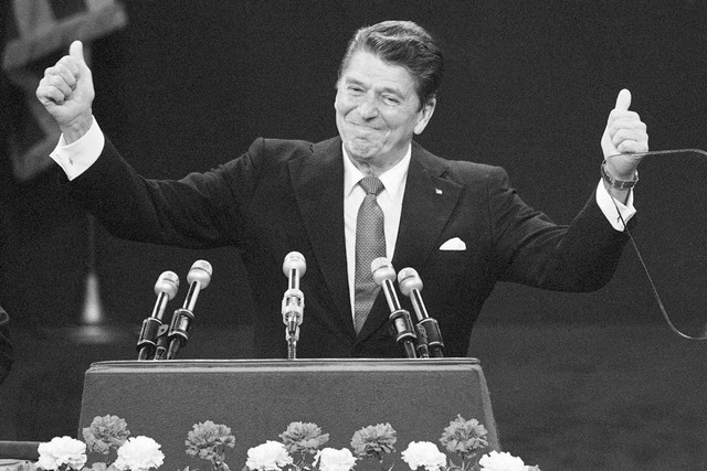 Reagan elected