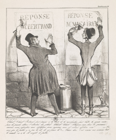 Honoré Daumier, Macaire Bill Poster