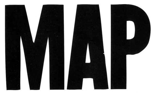 MAP - Anonymous Wood Typeface No.22