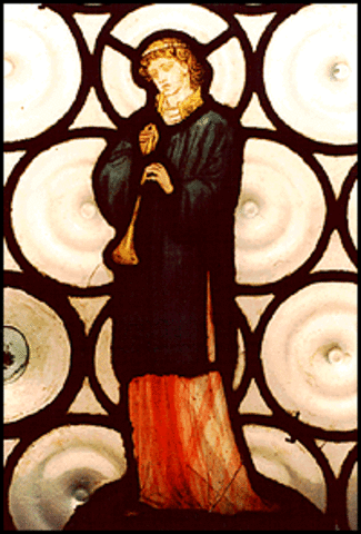 William Morris - Minstrel with Clarinet