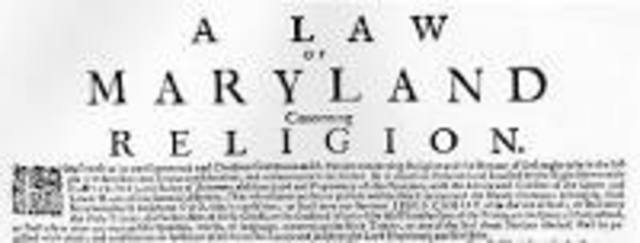 Toleration Act started
