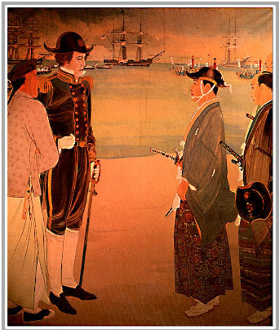 the Black Ships open Japan.