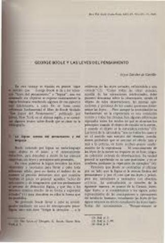 Leyes de pensamiento boole