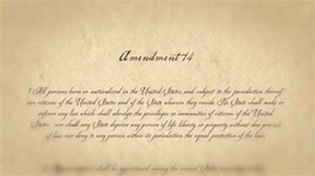 The Adoption of the 14th Amendment