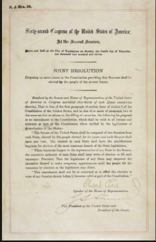 Seventeenth Amendment