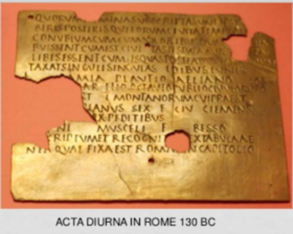 Media in Pre-Industrial Age (Before 1700s)