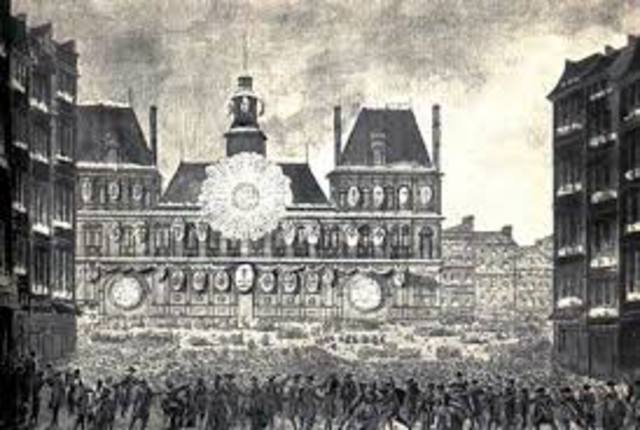 The Constitution of 1791 sets up a constitutional monarchy in France