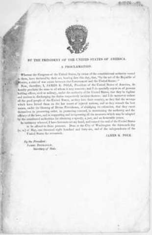 Start of the Mexican War