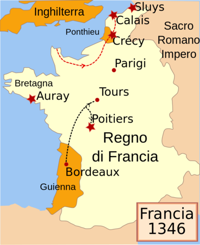 Guerra dei Cent'anni tra Francia e Inghilterra