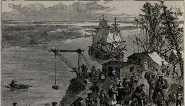 The first settlers arrive in Georgia.