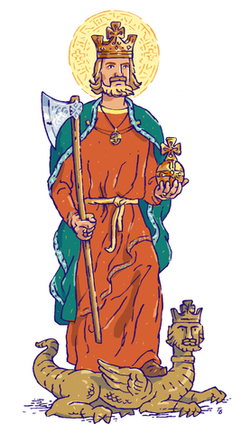 Olav den hellige blir erklært helgen