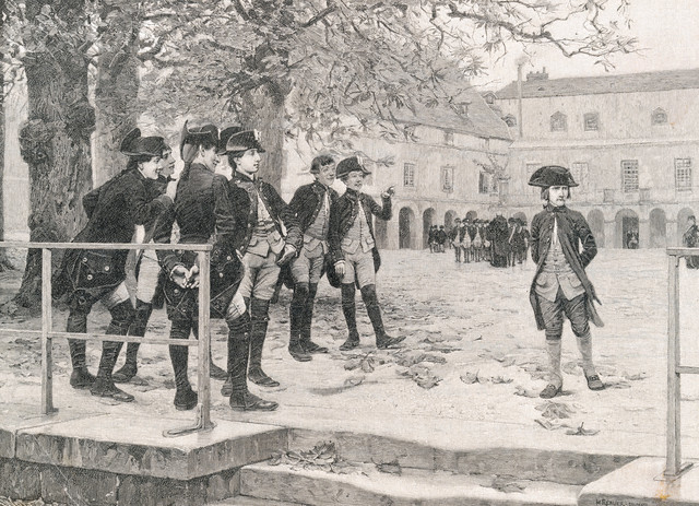 Napoleon Graduates from military school