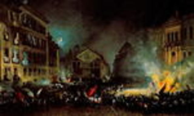 La vicalvarada: manifiesto de Manzares. Caída del régimen moderado