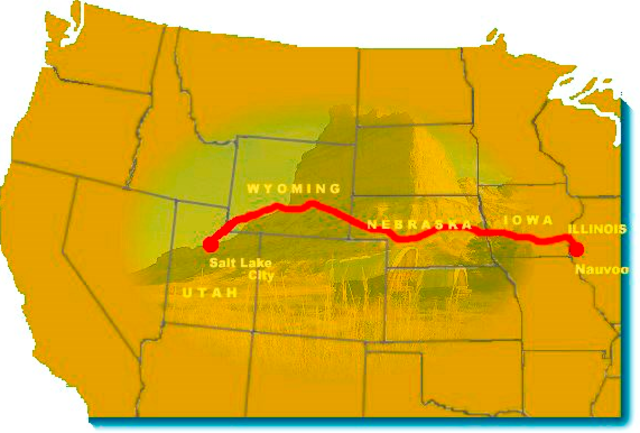 Mormon's Travel West