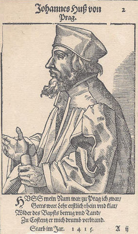 Jan Hus Burned at the Stake