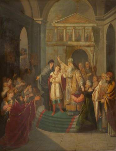 Ivan is crowned czar of Muscovy and marries his first wife