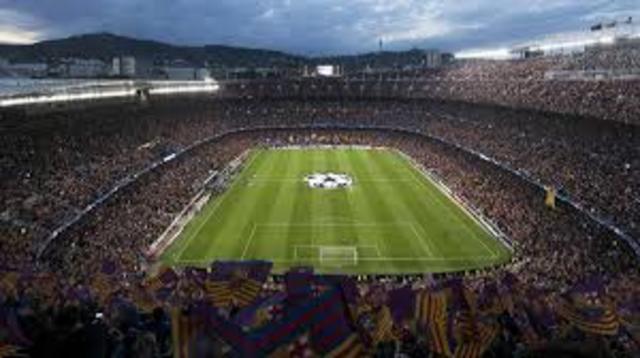 Primera visita al camp nou